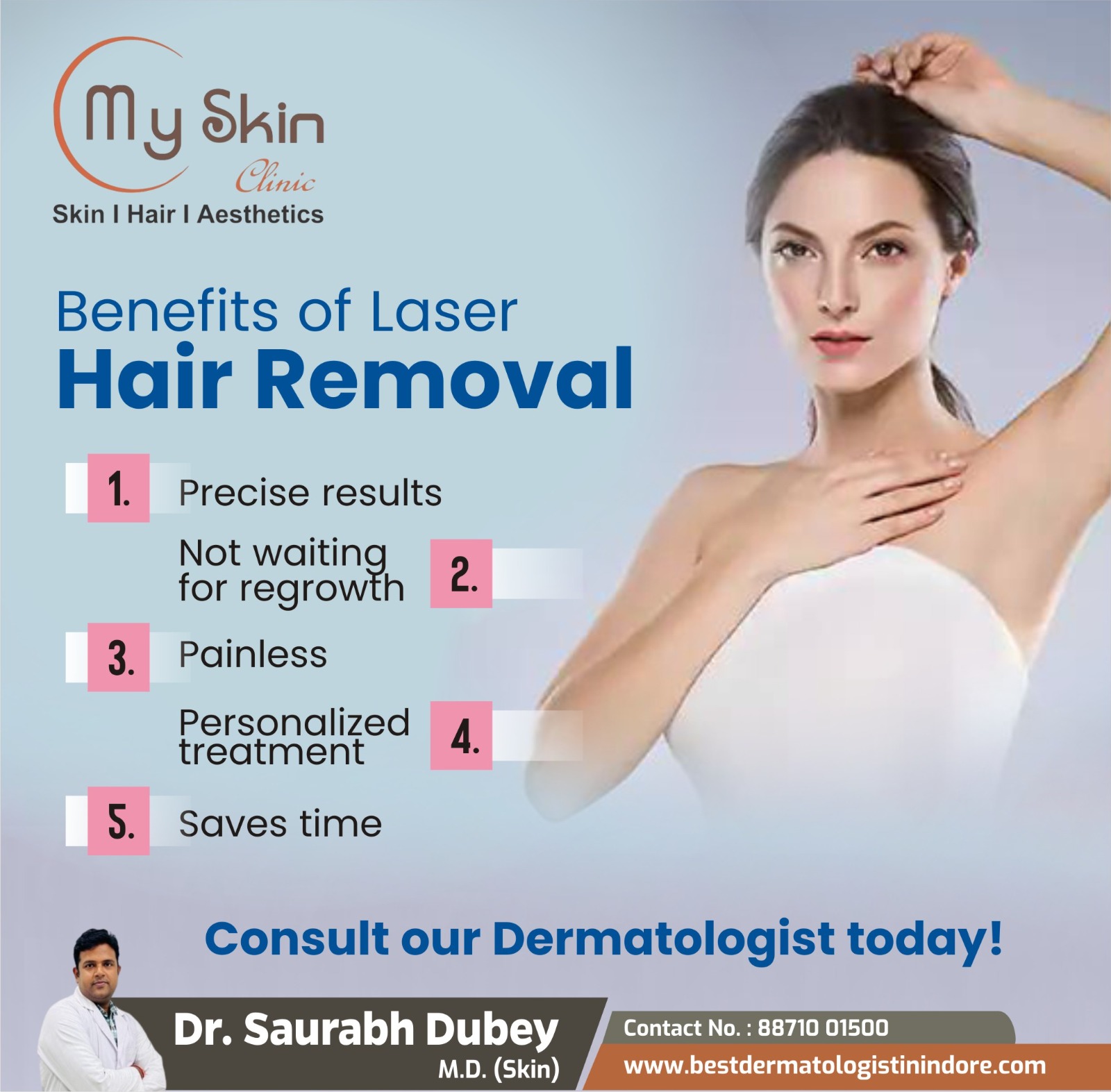 Laser Hair removal specialist in Indore